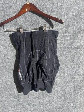 Garneau Cycling Shorts Mens Medium Black Padded Chamois 8 Inseam Bike Stretch